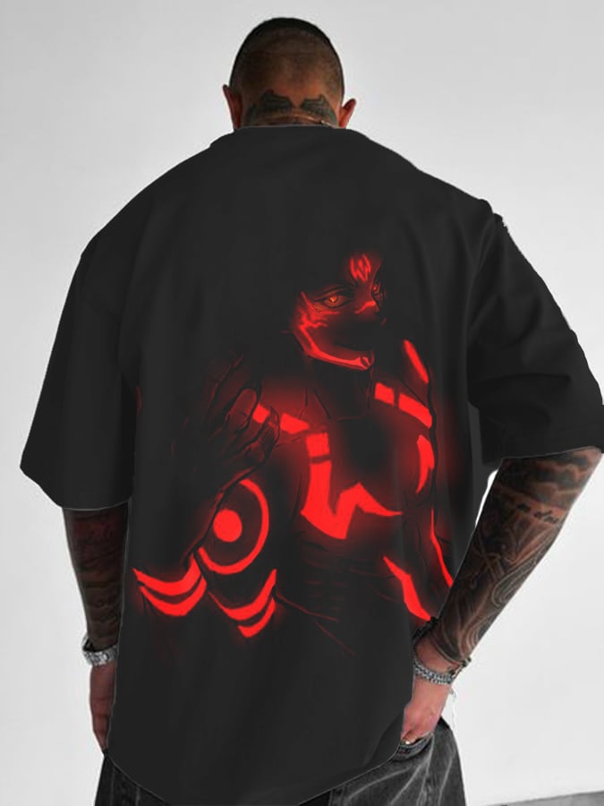 Men's Red Man   Short Sleeve T-Shirt