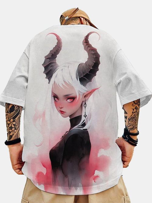 Men's Fashion   Print Casual Short Sleeve T-Shirt