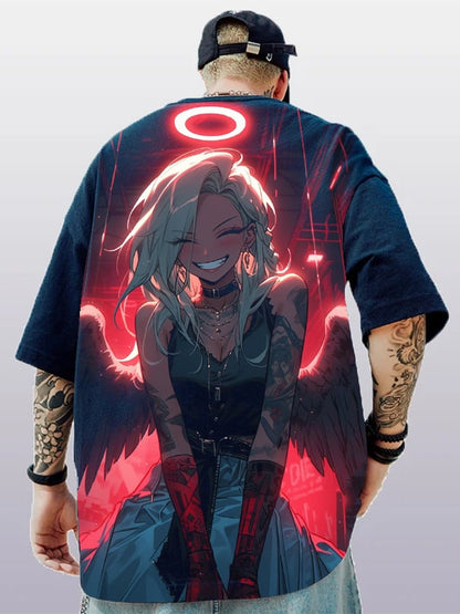 Men's Fashion   Print Casual Short Sleeve T-Shirt