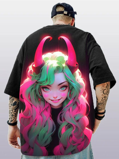Men's Fashion   Print Casual Short Sleeve T-Shirt