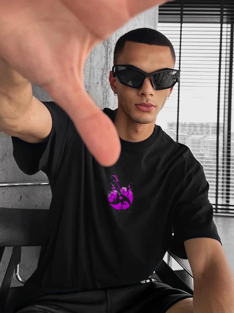 Men's   skull short-sleeved T-shirt