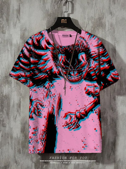 Men's   Casual Crew Neck T-Shirt