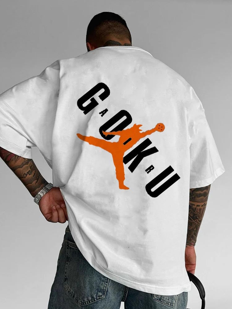 Men's   skull short-sleeved T-shirt