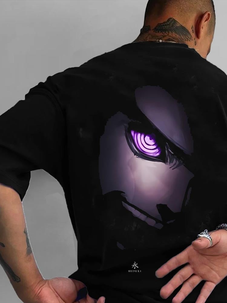 Men's   skull short-sleeved T-shirt